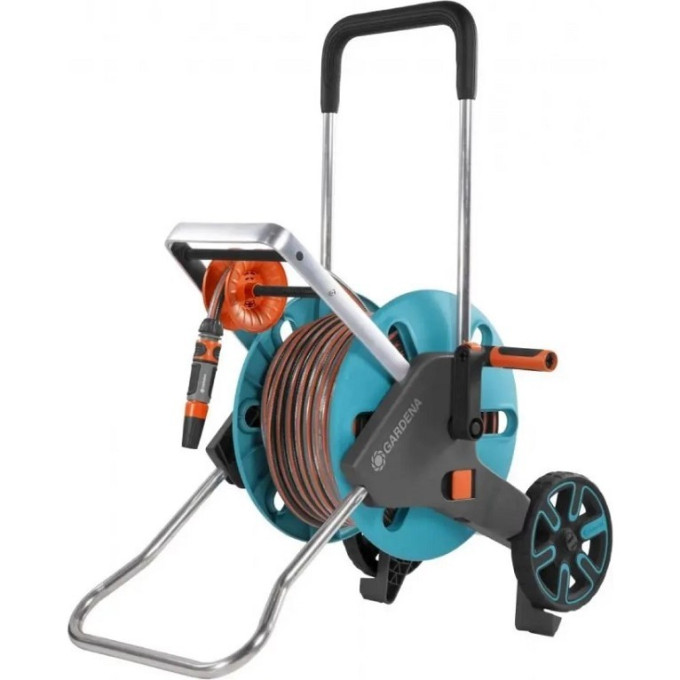 Тележка для шланга GARDENA CLEVERROLL M EASY с шлангом FLEX 25 м (13 мм (1/2