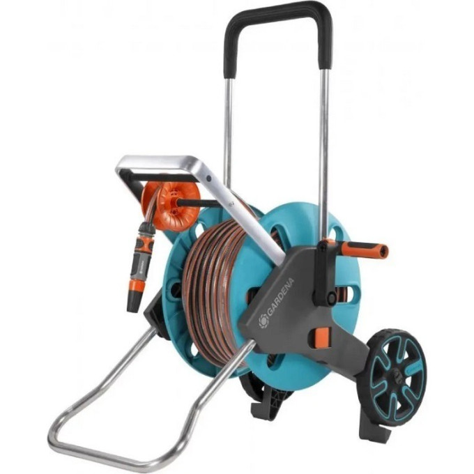 Тележка для шланга GARDENA CLEVERROLL M EASY с шлангом FLEX 30 м (13 мм (1/2